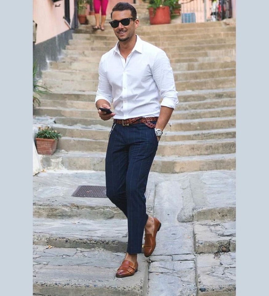 Our tips for matching a shirt and chinos